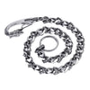 Stainless Steel Biker Belt with Dragon Head Key Chains